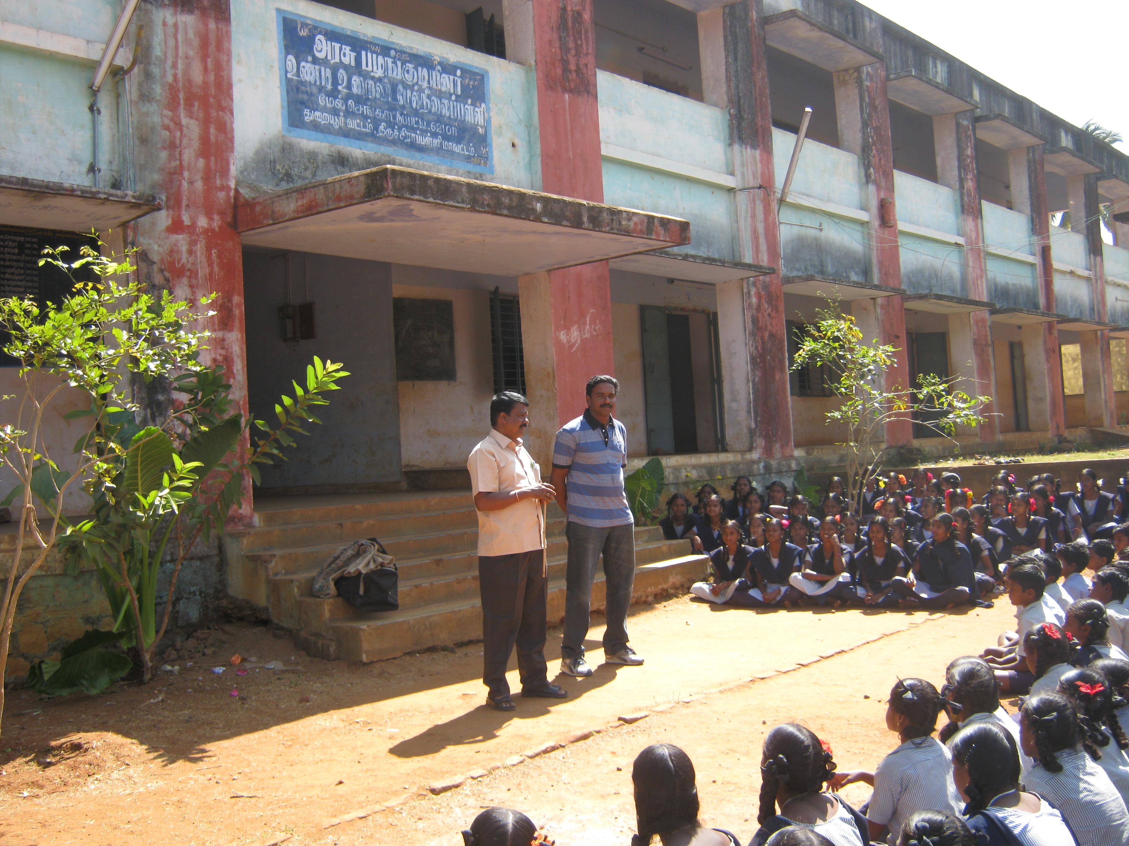 Environmental Awareness Class to the students of GTR Hr. Sec. School 